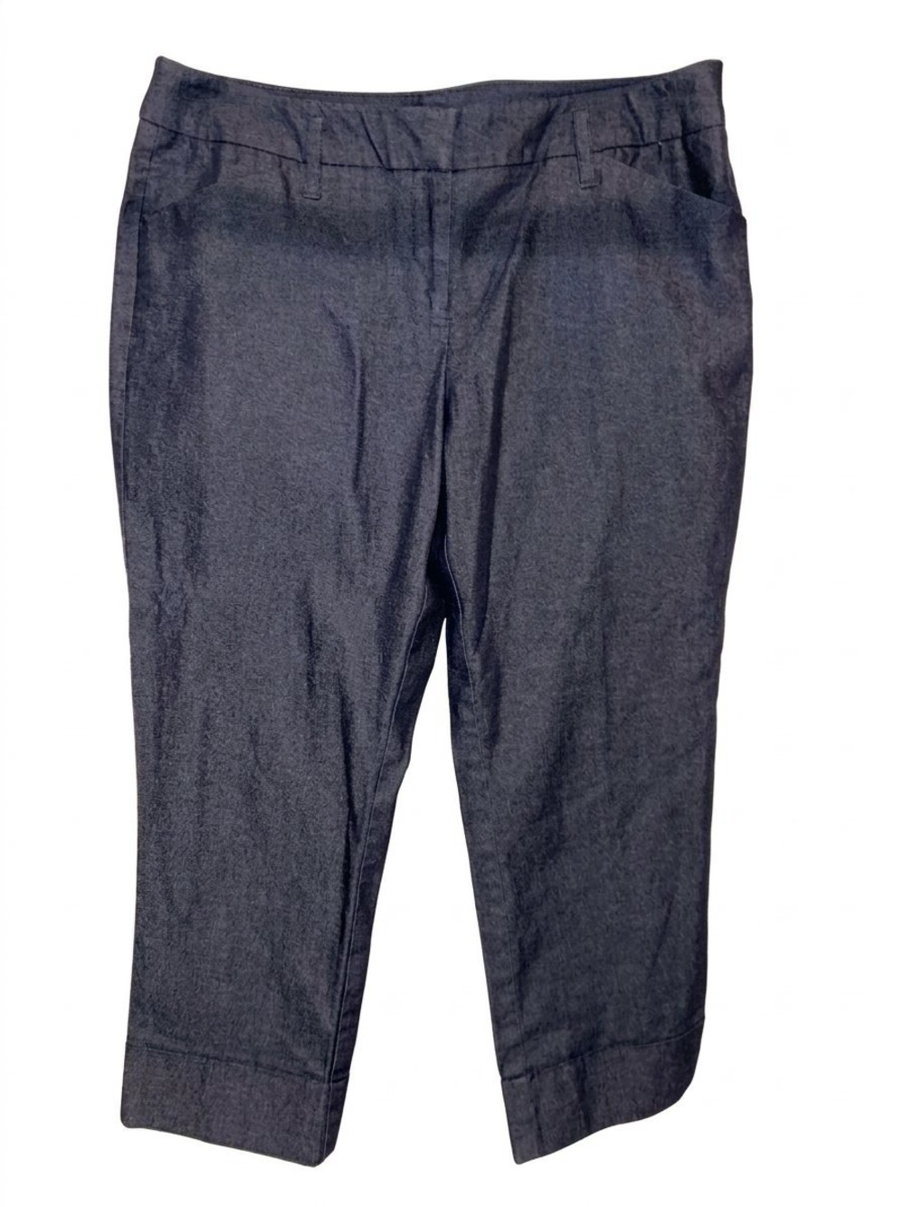 New York & Company Dark Gray Ankle Crop Jeans